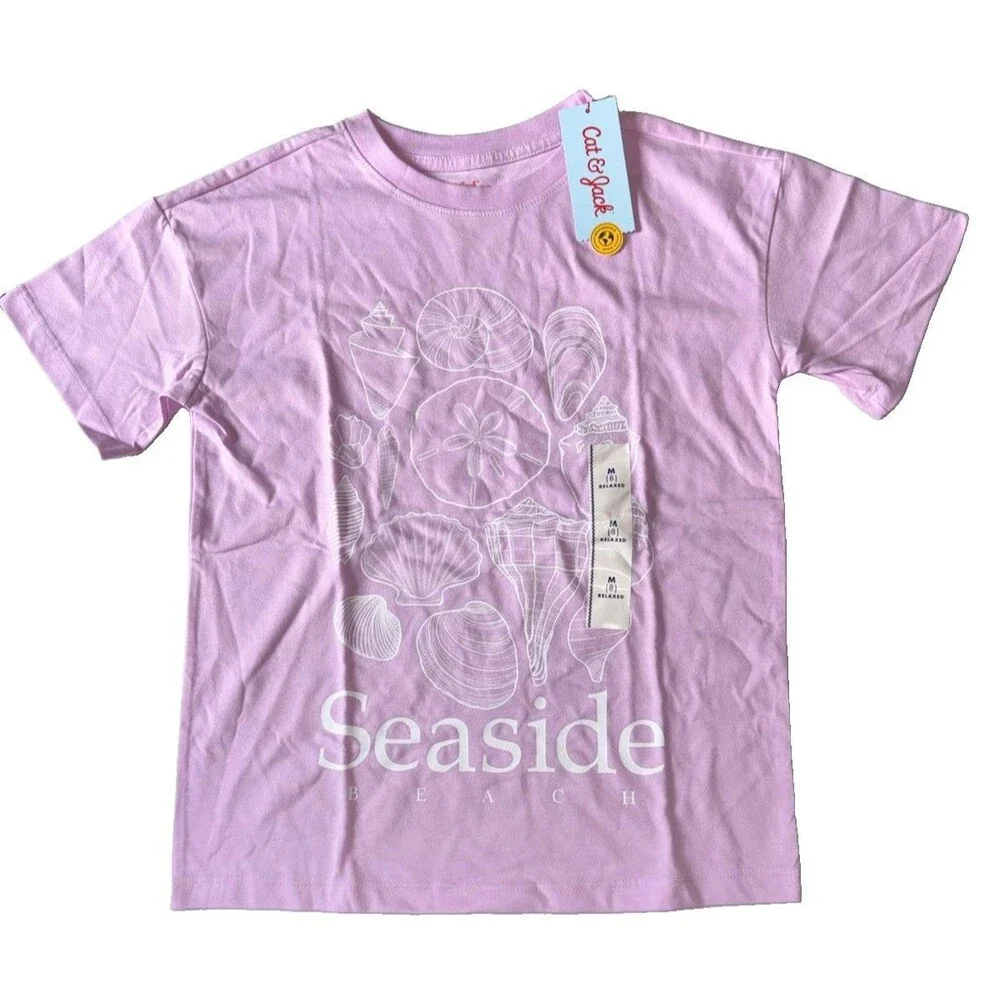 Cat & Jack Wonder Nation Girls Sz 8 Summer Clothing Lot 7pcs NWT Shorts Tops